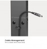 Sbox FS-306 LED TV Floor Mount (37-75"/40kg/600x400)