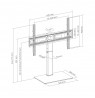 Sbox FS-306 LED TV Floor Mount (37-75"/40kg/600x400)