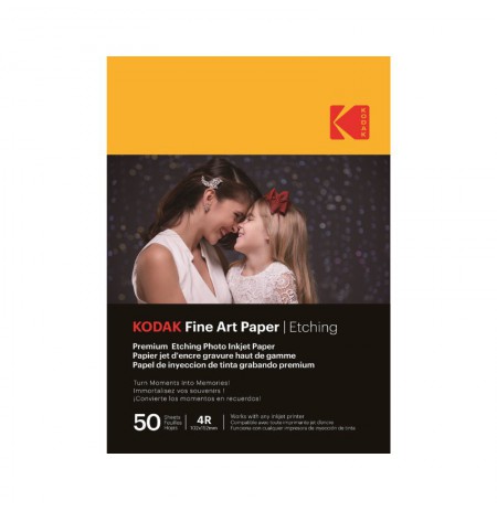 Kodak Fine Art Paper Etching  4/6 " x 50 Sheets