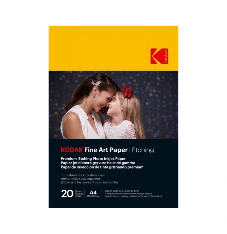 Kodak Fine Art Paper Etching  A4 210 x 297 mm x 20 Sheets