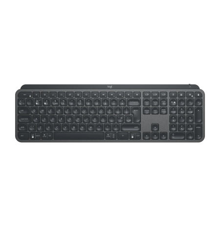 Logitech MX Keys for Business Belaidė klaviatūra RF Wireless+Bluetooth Illuminated, US Int, Graphite