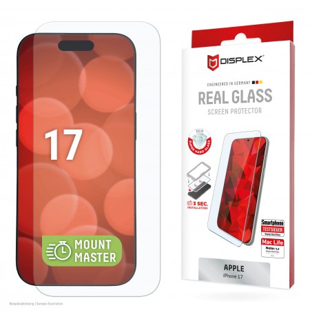 Apple iPhone 17 Real Screen Glass MM By Displex Transparent