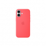 Apple iPhone 17 Silicone Case with MagSafe – Bright Guava | Apple
