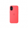 Apple iPhone 17 Silicone Case with MagSafe – Bright Guava | Apple