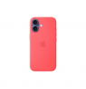 Apple iPhone 17 Silicone Case with MagSafe – Bright Guava | Apple