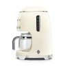 Smeg 50's Style Drip Filter Coffee Machine DCF02CREU Cream