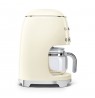 Smeg 50's Style Drip Filter Coffee Machine DCF02CREU Cream