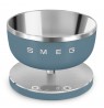Smeg KSC01SBMWW kitchen scale Blue Countertop Round Electronic kitchen scale