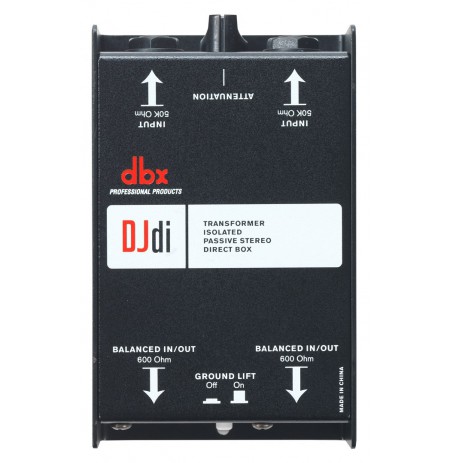 dbx DBXDJDI direct box Passive direct box Black