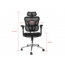 Equip Ergonomic Office Chair with Headrest and Armrests, Black