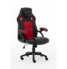 Raptor Gaming Chair GS-40 PU + Fabric black/red