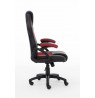Raptor Gaming Chair GS-40 PU + Fabric black/red