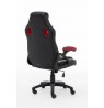 Raptor Gaming Chair GS-40 PU + Fabric black/red