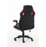 Raptor Gaming Chair GS-40 PU + Fabric black/red