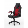 Raptor Gaming Chair GS-40 PU + Fabric black/red