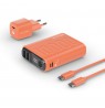 RealPower Powerbank PB-10000 Set orange 10.000mAh