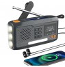 Extralink RADIO AWARYJNE BLUETOOTH SOLARNE Z KORBKA DYNAMO POWERBANK 4000MAH Z LATARKA SOS BT-4000 Portable Analog & digital