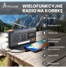 Extralink RADIO AWARYJNE BLUETOOTH SOLARNE Z KORBKA DYNAMO POWERBANK 4000MAH Z LATARKA SOS BT-4000 Portable Analog & digital