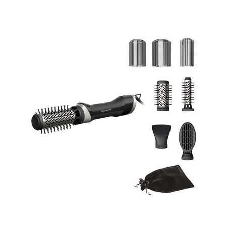 Rowenta Brush Activ UB9540F0 hair styling tool Hot air brush Warm Black, Silver 1000 W
