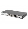 Digitus DN-95343 network switch Unmanaged Fast Ethernet (10/100) Power over Ethernet (PoE) 1U Black, Silver