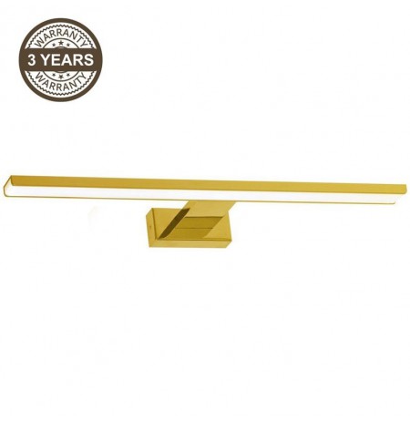WALL LED LIGHT MIK 80CM 15W IP44 GOLD