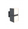 LUTEC CUBA Outdoor wall lighting LED F
