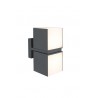 LUTEC CUBA Outdoor wall lighting LED F