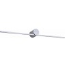 wall LED light modern slim L IP44 chrome