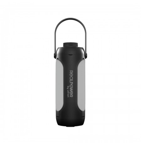 RealPower LED outdoor Light 190,solar,schwarz,6.000mAh