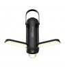 RealPower LED outdoor Light 190,solar,schwarz,6.000mAh