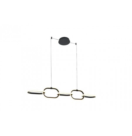 PENDANT LED LIGHT EDIRNA 5 4000K BLACK