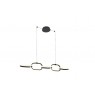 PENDANT LED LIGHT EDIRNA 5 4000K BLACK