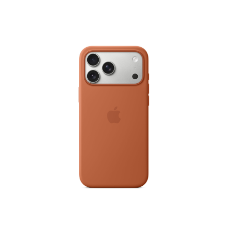 Apple iPhone 17 Pro Max Silicone Case with MagSafe – Terra Cotta | Apple