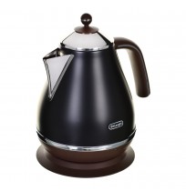 Delonghi | Icona Vintage | KBOV2001BK | Standard kettle | 2000 W | 1.7 L | Stainless steel | 360° rotational base | Black