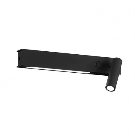 LAMP WALL MOLLY 3W+6W 3K BLACK
