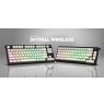 HATOR Skyfall Wireless 80 keyboard Gaming USB + RF Wireless + Bluetooth QWERTY US English Black, White