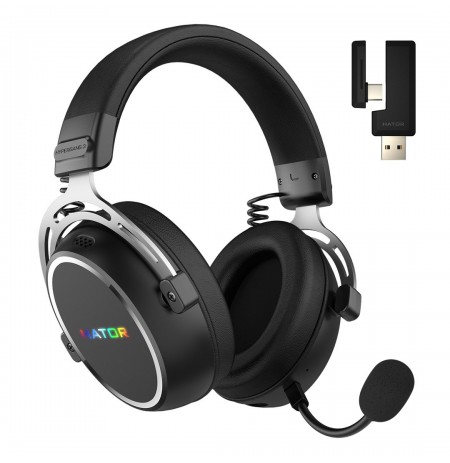 Hator HYPERGANG 3 Wireless Wireless Gaming Headphones Black