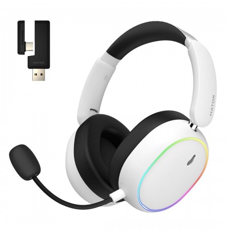 Hator Phoenix 2 Wireless Headphones White