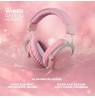 Deltaco Headset Gaming Stereo Klinke, LED, pink