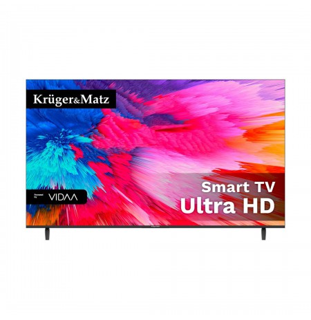 Televizorius Kruger and Matz 55" UHD smart DVB-T2/S2 H.265 Hevc
