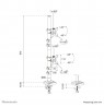 Neomounts TIS 10"-32" 2TFT 1Gelenk schw. Max.18KG