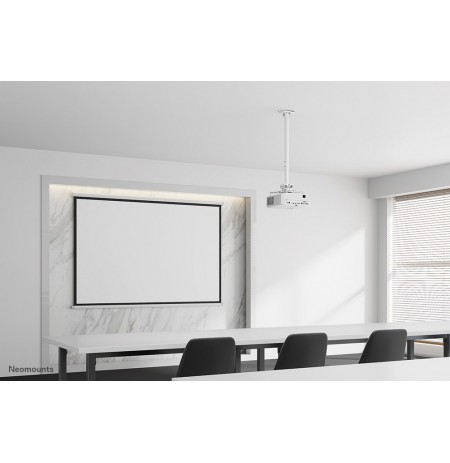 Neomounts CL25-550WH1 Beamer ceiling mount - h 74,5-114,5 cm - easy-install - full motion