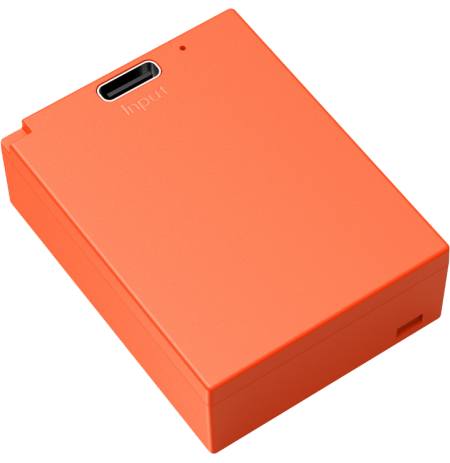 SmallRig 5088 USB-C Rechargeable Camera Battery NP-W126S Orange