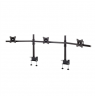 EDBAK Desk Mount | SV11 desk mount for three monitors | Height adjustment, tilt | 19-27 " | Black