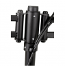 EDBAK SV11 desk mount for three 19 “-27” monitors, curved | EDBAK