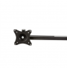 EDBAK SV11 desk mount for three 19 “-27” monitors, curved | EDBAK