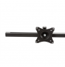 EDBAK SV11 desk mount for three 19 “-27” monitors, curved | EDBAK