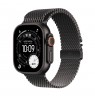 Watch Apple Watch Ultra 3 (2025) 5G 49mm Black Titanium Case with Black Titanium Milanese Loop L - Black