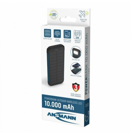 Powerbank ANSMANN PB212W 10000mAh solar