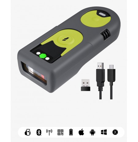 Barcode scanner inateck 42 green